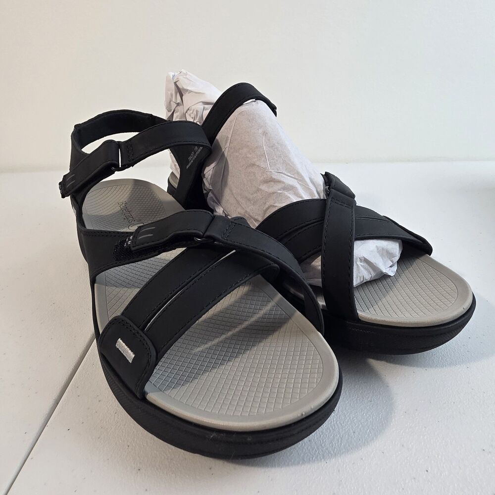Baretraps Women's Sandals Tracey Black Sz 11 M NEW Comfortable $69 MSRP Rebound